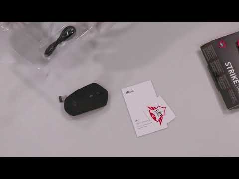 Unboxing Trust GXT 117 Strike Wireless gaming mouse