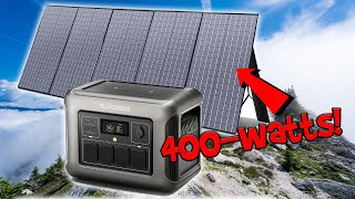 Allpowers R1500 Portable Home Backup Power Station  400 WATT Solar Panel!