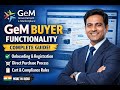 Introduction to GeM Buyer Functionality | Complete Guide to Government e-Marketplace Procurement