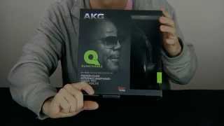 Unboxing AKG Q701 Quincy Jones Reference Headphones - ASMR