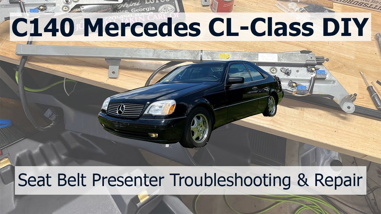 C140 MercedesBenz CL and SClass Coupe Seat Belt Presenter