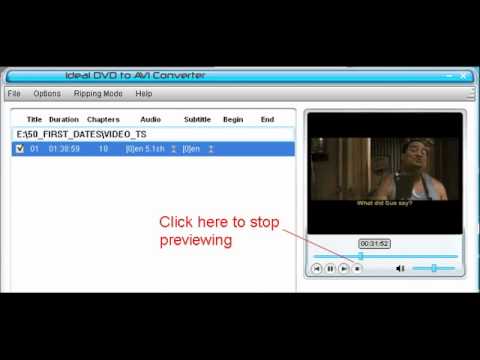 How to rip protected DVDs to avi format in batch?