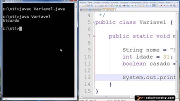 Universidade XTI - JAVA - 006 - Variáveis e Sintaxe