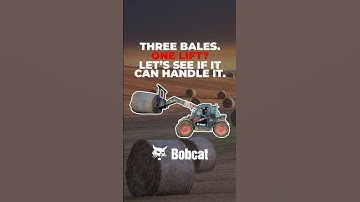 This is why the Bobcat TL38.70HF Telehandler is a game changer for hay season. #bobcatequipment