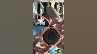 experimen speaker subwoofer RCF 3inch 100wattt, pakai box toples, merek lain kalah semua