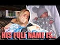 OUR BABY'S MIDDLE NAME AND THE REAL REASON BEHIND IT *FULL NAME REVEAL*