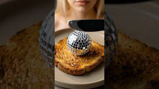 Silver & Pink Disco Butter on Toast ✨🍞 | Satisfying ASMR Spread