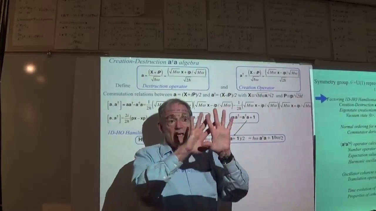Symmetry Principles for Atomic, Molecular, Optical Physics (2018 Spring) - Lecture #7