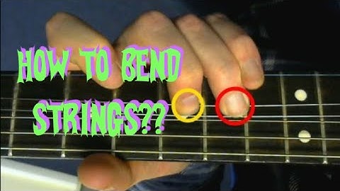 String Bending 2 : Guitar Lesson