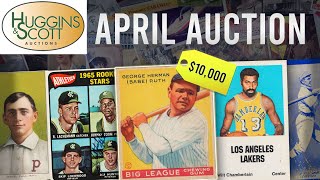 Highest Selling Cards at the Huggins and Scott April Auction