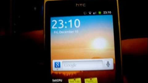Android 2.3 Gingerbread theme for HTC Hero