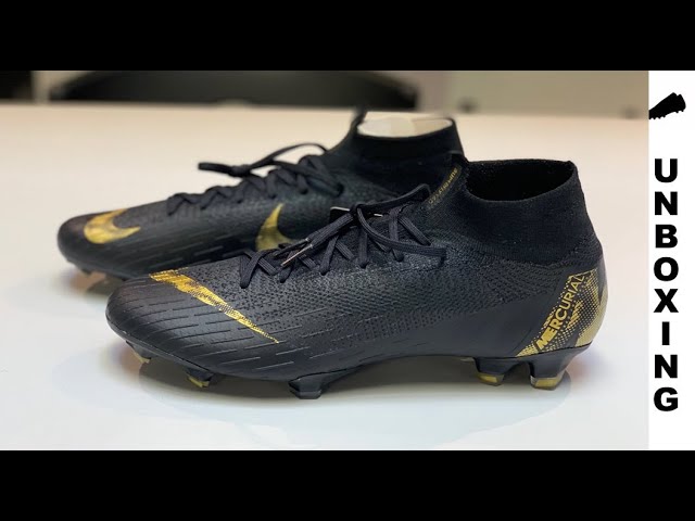 black and gold mercurial superfly