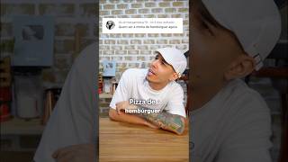 PIZZA DE HAMBÚRGUER #pizza #shorts #viral #pizzatime #pizzalover #hamburger #shortvideo #foryou #fyp