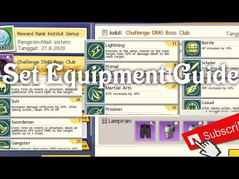 GUIDE OPM Penjelasan tentang EQUIP EQUIPMENT Armor SET || ONE PUNCH MAN THE STRONGEST