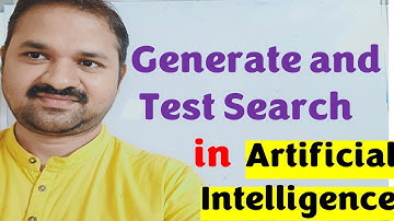 Generate and Test Search in Artificial Intelligence || Heuristic Search