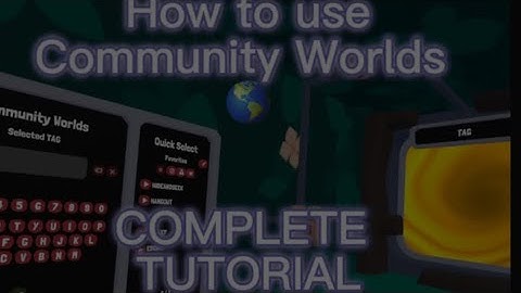 Full tutorial on community worlds in Yeeeps hide and seek!