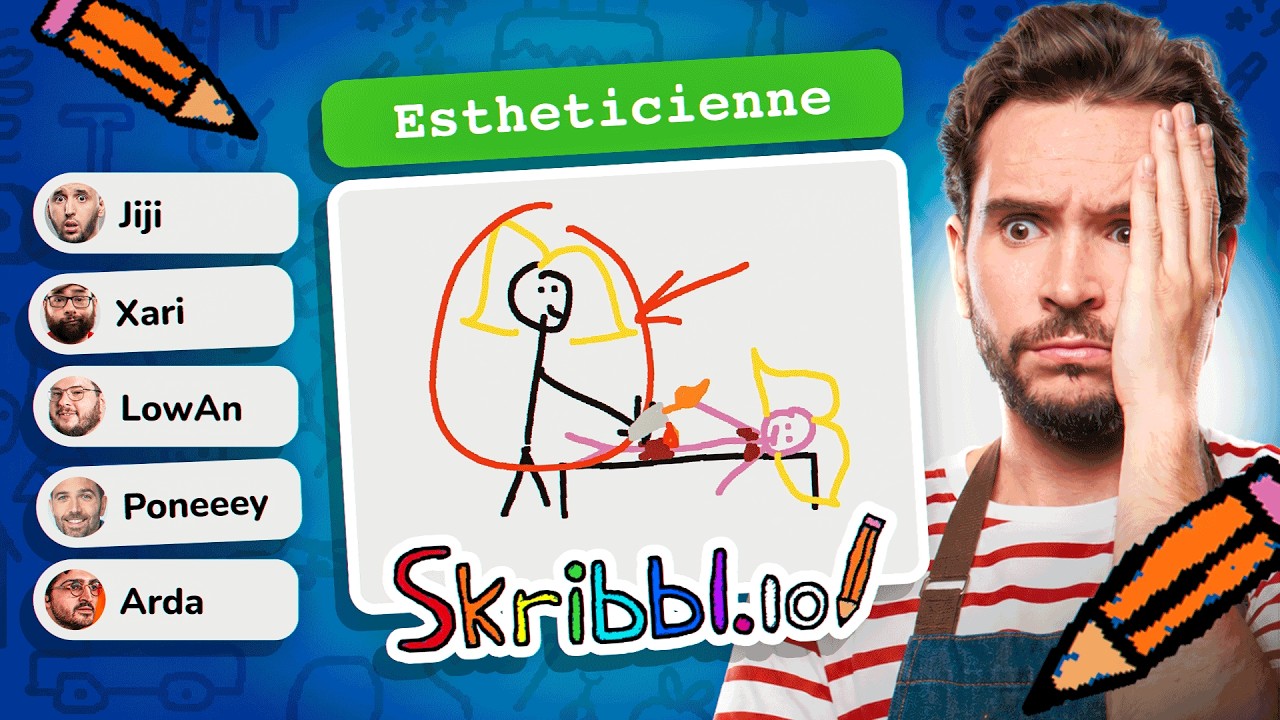VOUS NE FAITES AUCUN EFFORT ! (Skribbl.io ft. Xari, Jiji, LowAn, Poneeey & Arda)