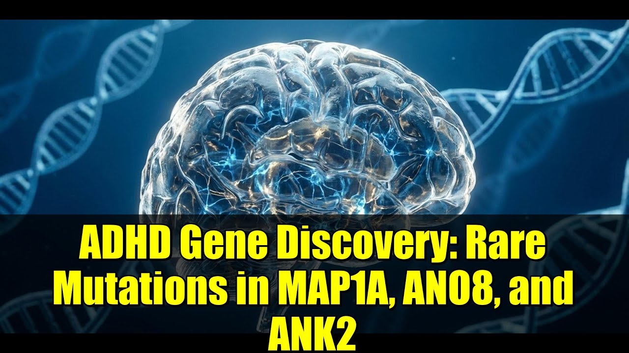 ADHD Gene Discovery: Rare Mutations in MAP1A, ANO8, and ANK2