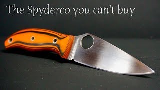 Knife Making  DIY Spyderco Fixed Blade