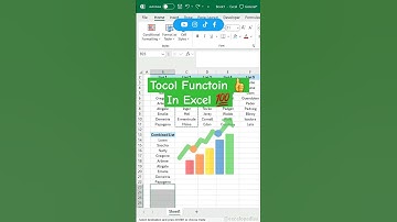 Tocol function in excel 💯 excel tricks | #asmr #computer #excelformula #tricks #exceltips #trending