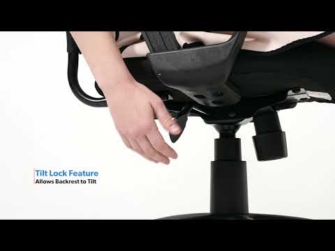 MESH CHAIR WITH LOOP ARM W/BALLISTIC NYLON walkaround video