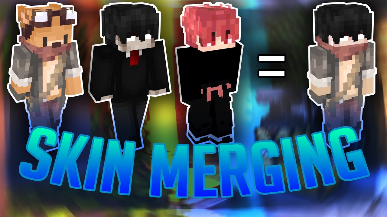 How To MERGE Minecraft skins || Tutorial - YouTube