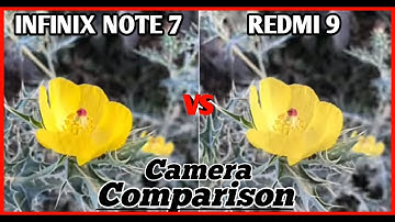 Infinix Note 7 vs Redmi 9 Full Camera Comparison | Redmi 9 Comparison