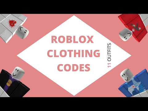 11 roblox outfits (Roblox clothing codes) - YouTube