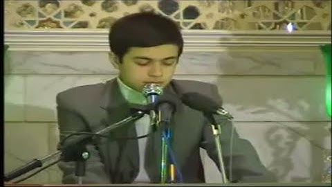 الكهف 107-109 مقطع نادر الشهيد القارئ محسن حاجی حسنی کارگر