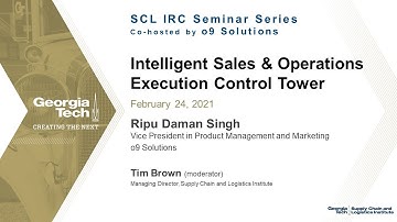 Intelligent Sales & Operations Execution Control Tower