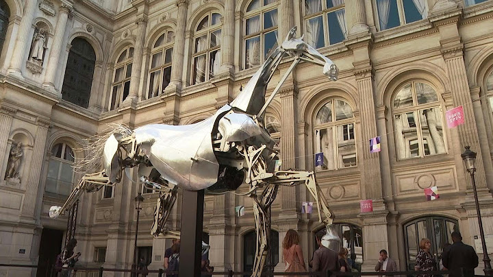 Paris-2024: le cheval métallique star de la cérémonie d'ouverture exposé | AFP