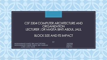 CSF 3304 Project: Block Size and Its Impact