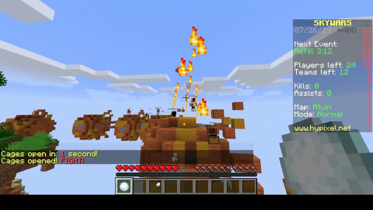 Snowman Kit | Minecraft Skywars ep  1