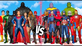 AVENGERS MARVEL COMICS VS JUSTICE LEAGUE DC COMICS - SUPERHEROES REMAKE BATTLE screenshot 1