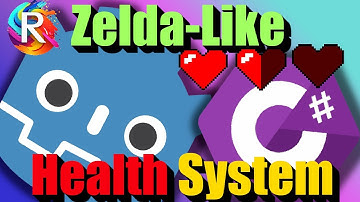 Godot 4.3 C#: Zelda Hearts Health Bar System! #tutorial #godot