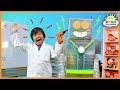 Lets build a robot kids song  body parts exercise and dance for children  ryan toysreview