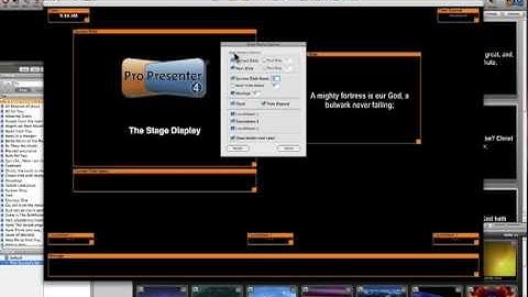 ProPresenter 4 - Stage Display