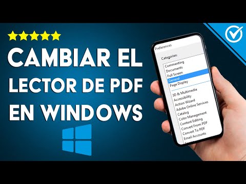 ¿Cómo cambiar el lector predeterminado de PDF en PC WINDOWS 10? - Cambiar aplicaciones por defecto