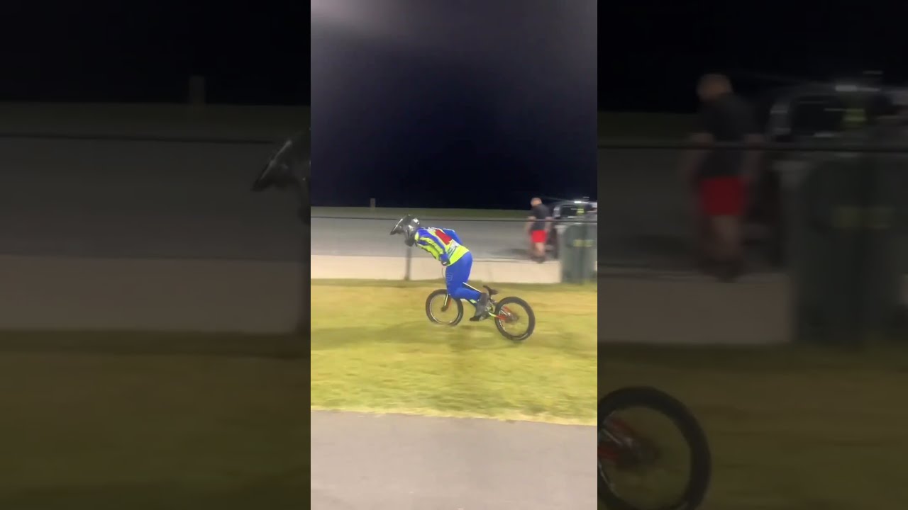 KJ breaks a rib trying to do the worlds longest skid #bmx