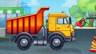 CONSTRUCTION BUILD A LUNA PARK FOR KIDS | TRACTOR, JCB, EXCAVATOR & TRUCK GAMES FOR KIDS screenshot 1