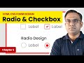 How to Design Radio Button &amp; Checkbox in HTML CSS | html form design with css