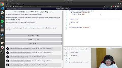 Pig Latin | Intermediate Algorithm Scripting | Free Code Camp