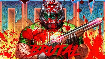 Brutal Doom PC Gameplay HARD (Knee Deep In The Dead) No Commentary