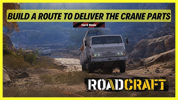 Roadcraft | Build a Route to Deliver the Crane Parts to the Phosphate Plant | Precipice | HARD MODE
