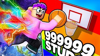 Can We Go MAX LEVEL In ROBLOX DUNKING SIMULATOR!? (We Spent $999,999,999 Robux!)