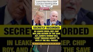 Leaked Video Shows Gop Lawmaker Admitting Save Act Hoops