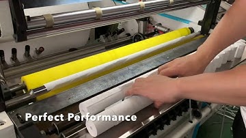 Coreless Thermal Cash Register Paper  Roll Slitting Rewinding Machines - POS Paper Slitter Rewinders