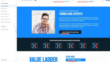 Starting A Funnel Hub Website With Click Funnels 2.0 And The New Editor