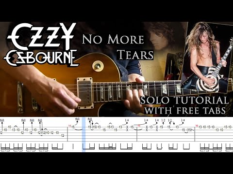 No More Tears - Guitar Tab Guitar Tab
