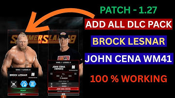 How to Unlock All Characters in WWE 2K25 | How to add Brock Lesnar 2025 | Farewell Tour DLC